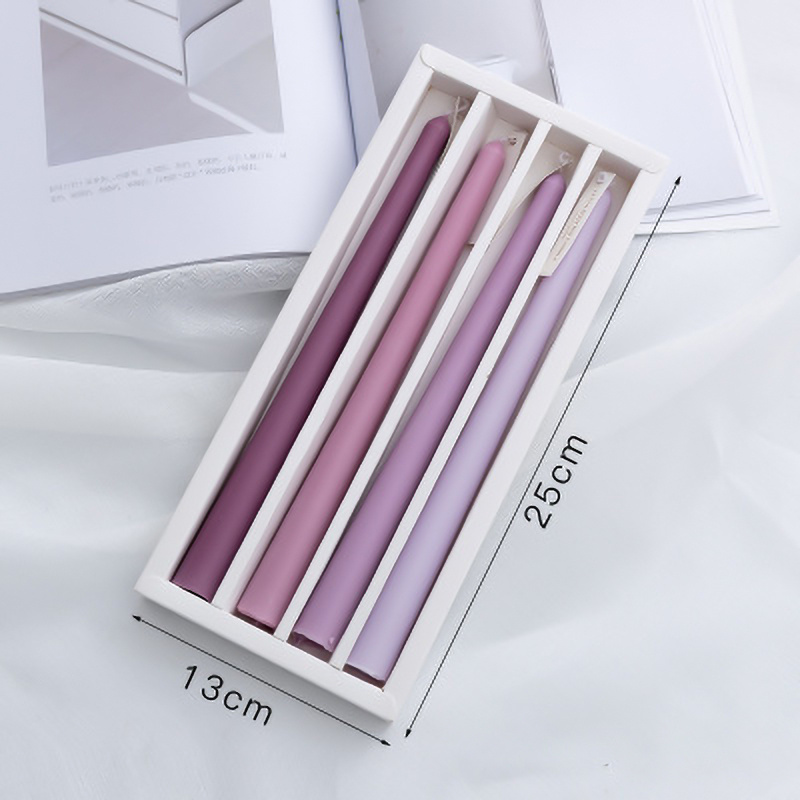 Wholesale Wedding Decorative Banquet Tall Taper Candles 25Cm Long Stick Scented Candle Romantic Soy Wax Candles