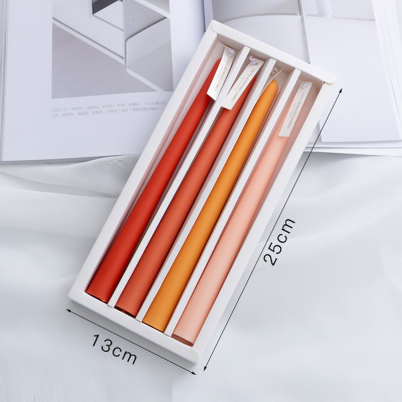 Wholesale Wedding Decorative Banquet Tall Taper Candles 25Cm Long Stick Scented Candle Romantic Soy Wax Candles