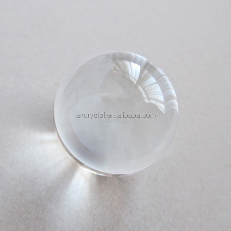 Wholesale good fortune office or home decorative large small clear glass globe K9 crystal glass ball 150-200mm