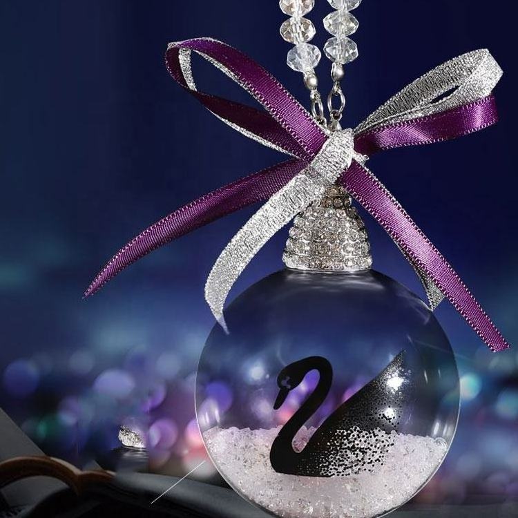 Wholesale Hot Selling Homemade Decorating Delicate Crystal Christmas Clear Glass Balls Ornaments Bulk