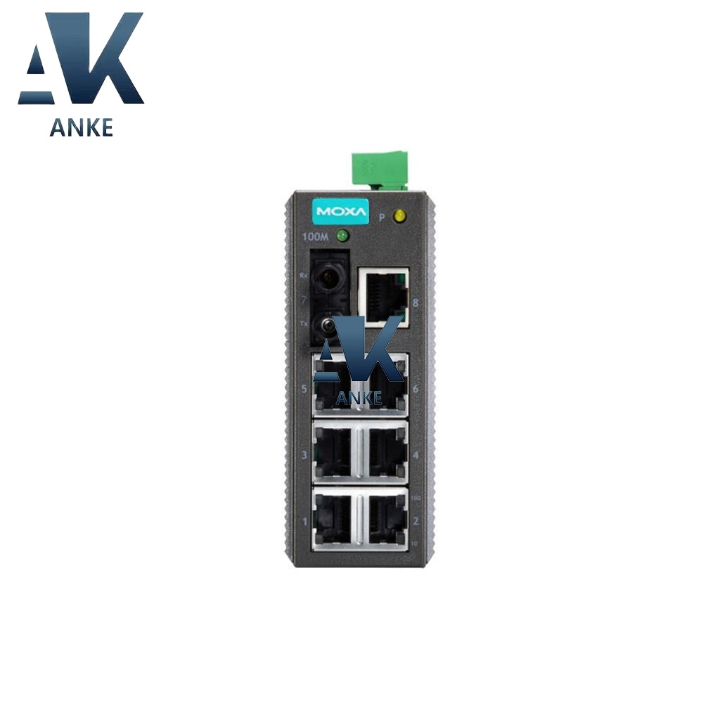 Original MOXA  Entry-level Unmanaged Industrial Ethernet Switch EDS-208