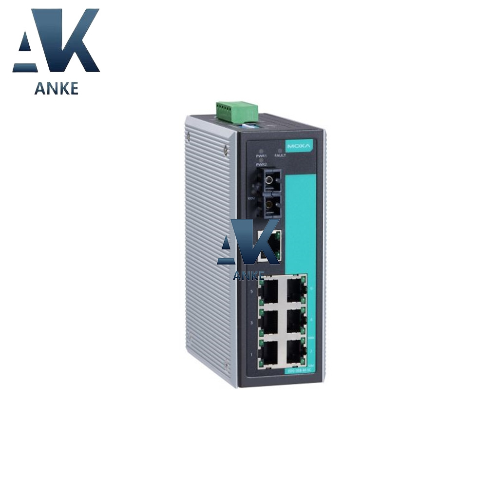 Original MOXA EDS-308 Unmanaged Industrial Ethernet Switch