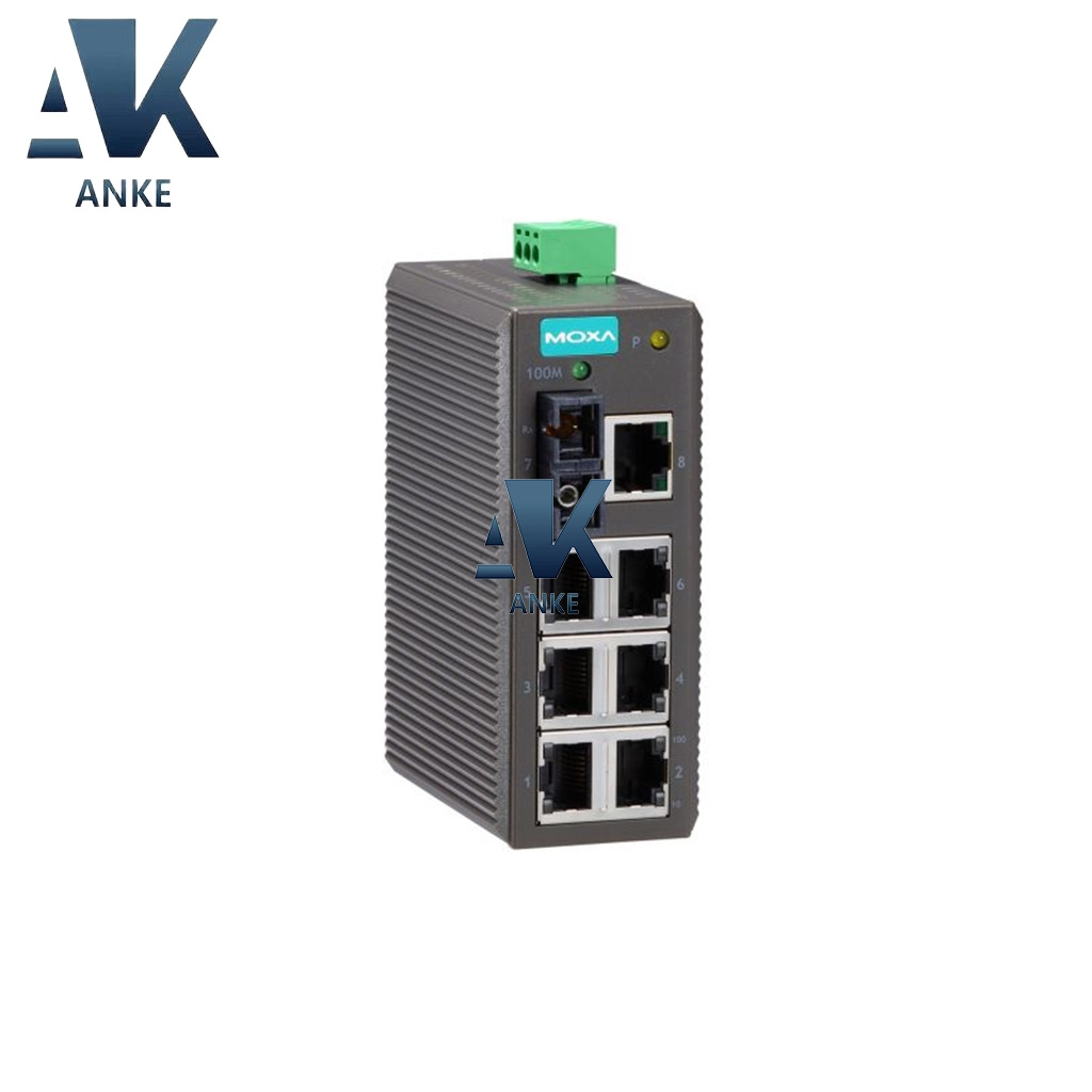 Original MOXA  Entry-level Unmanaged Industrial Ethernet Switch EDS-208