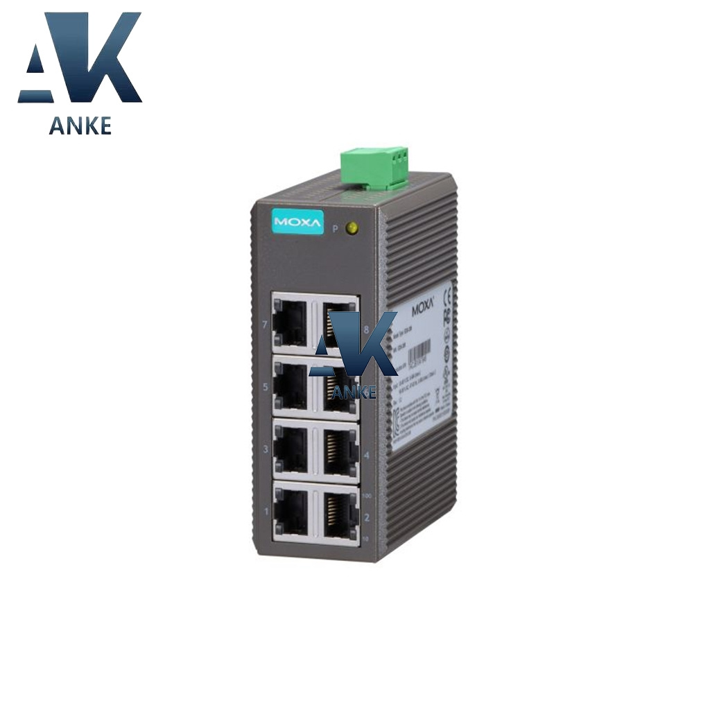 Original MOXA  Entry-level Unmanaged Industrial Ethernet Switch EDS-208