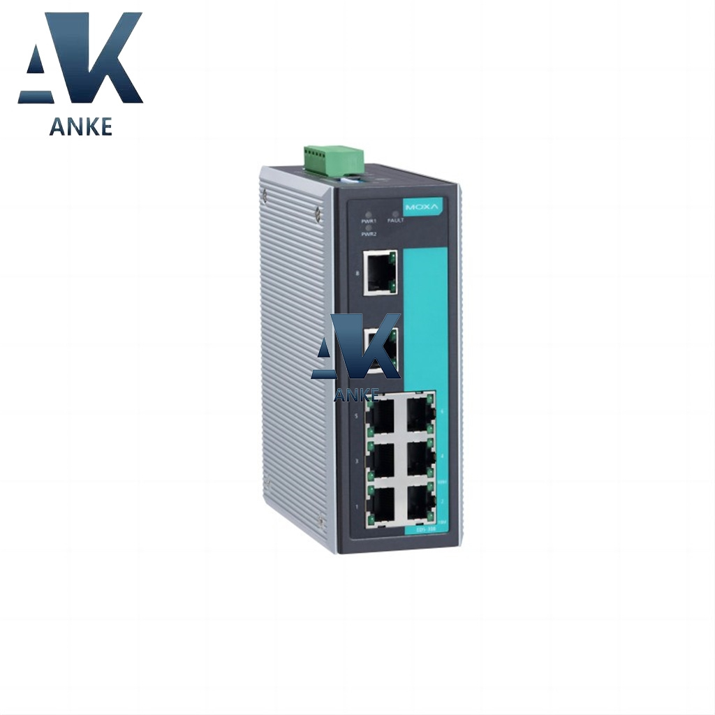 Original MOXA EDS-308 Unmanaged Industrial Ethernet Switch