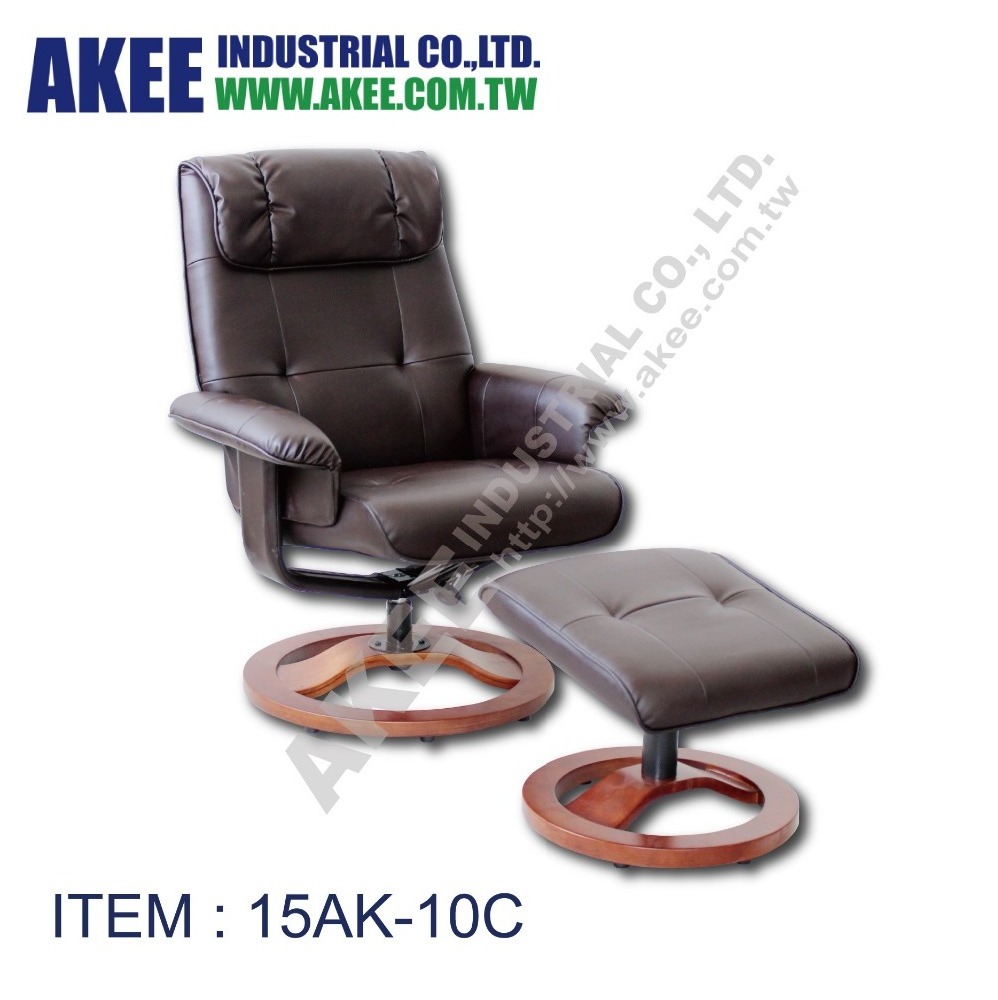 Modern upholstered leisure chair for ottoman recliner massage with chair leisure massage chair made in china  for home furniture