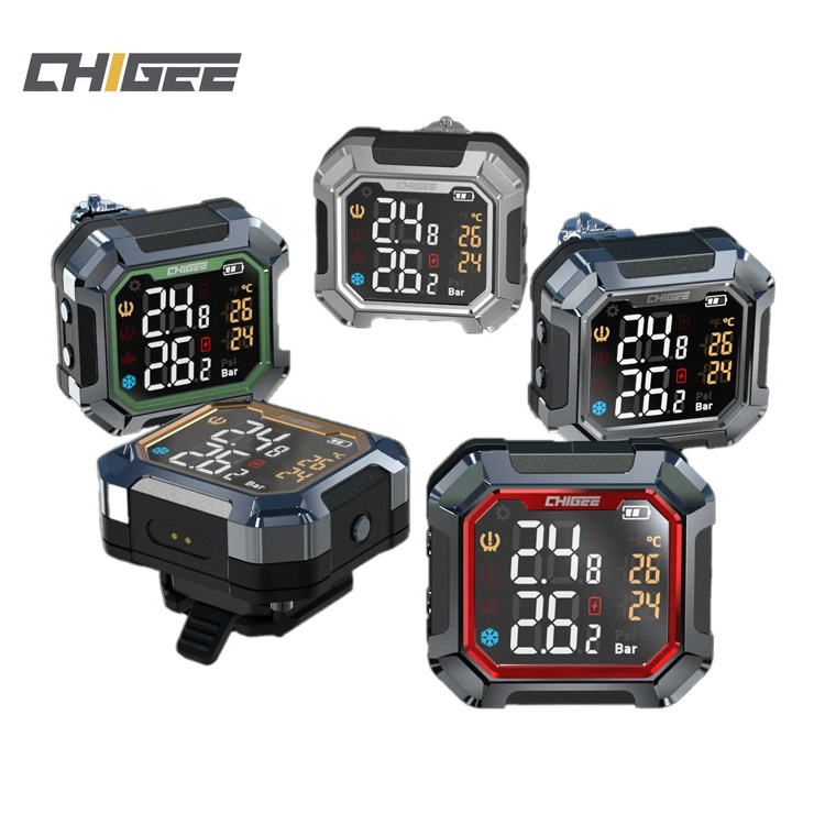 CHIGEE  600mah Super Long Work Tire Pressure Monitoring Tpms Motorcycle Monitor System Sensor