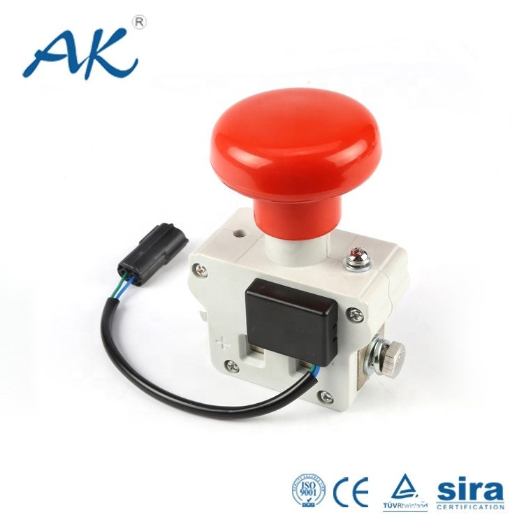 ADK 300A 350A emergency stop push button switch  disconnect for  electric forklift truck