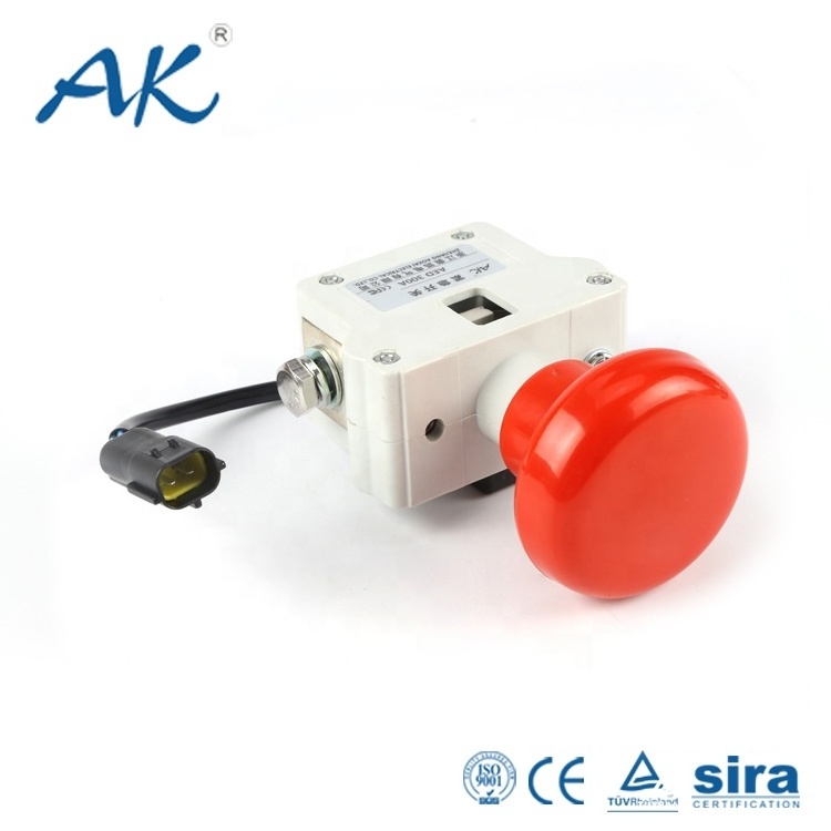 ADK 300A 350A emergency stop push button switch  disconnect for  electric forklift truck