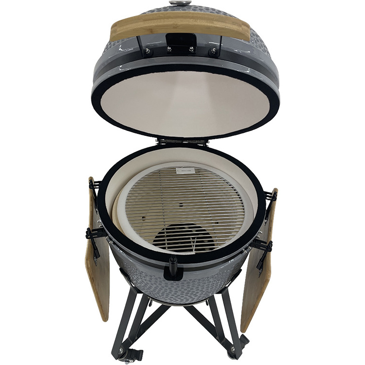 Custom Large Camping Barbeque Charcoal Ceramic BBQ Kamado Grill Outdoor Kitchen