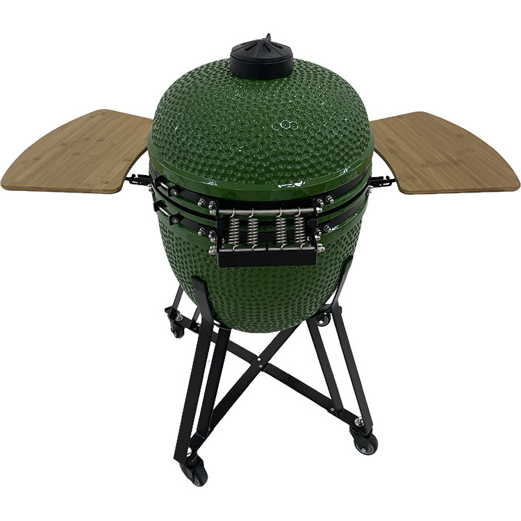 Custom Large Camping Barbeque Charcoal Ceramic BBQ Kamado Grill Outdoor Kitchen