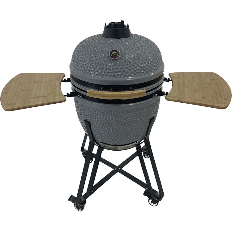 Custom Large Camping Barbeque Charcoal Ceramic BBQ Kamado Grill Outdoor Kitchen