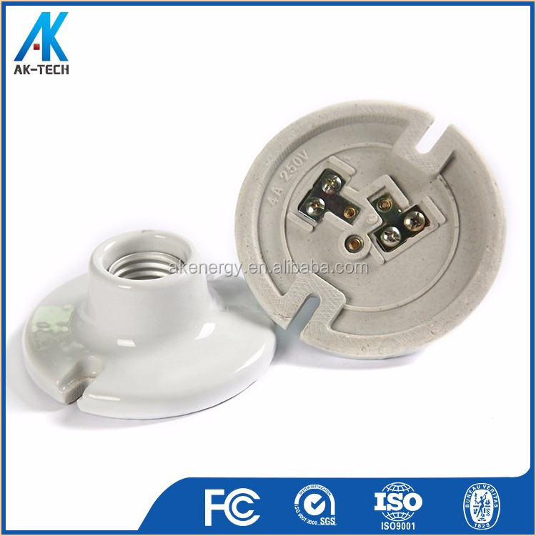 250v 660w ce ceramic lamp holder , ceiling light bulb holder