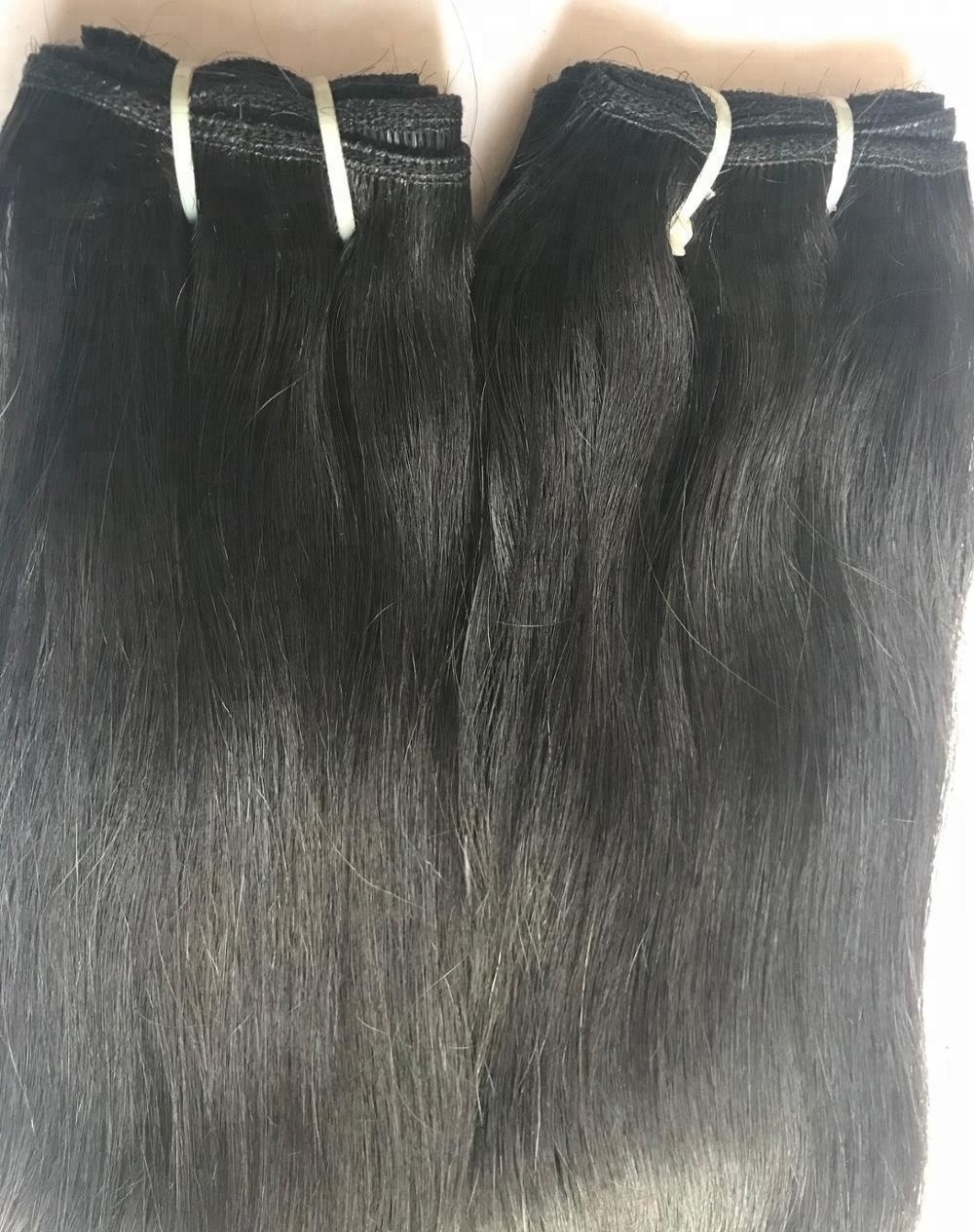 Raw Cambodian , Indian human south temple hair extensions