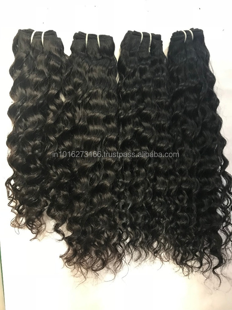 100% Natural Temple Human Hair Wholesale Raw Indian Hair Raw Indian Women Hair From Indian Supplier