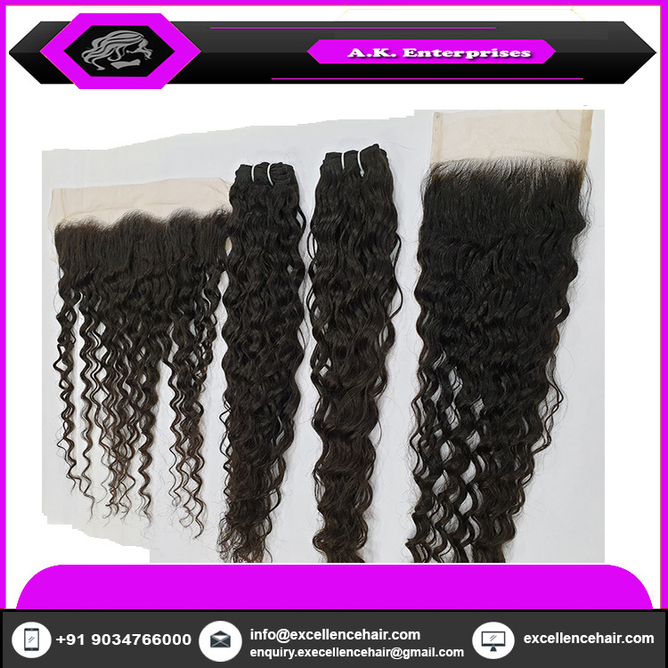 India's Leading Suppliers  High Quality Raw Indian Hair Bundles Indian Temple Hair 100% Human Hair Extensions