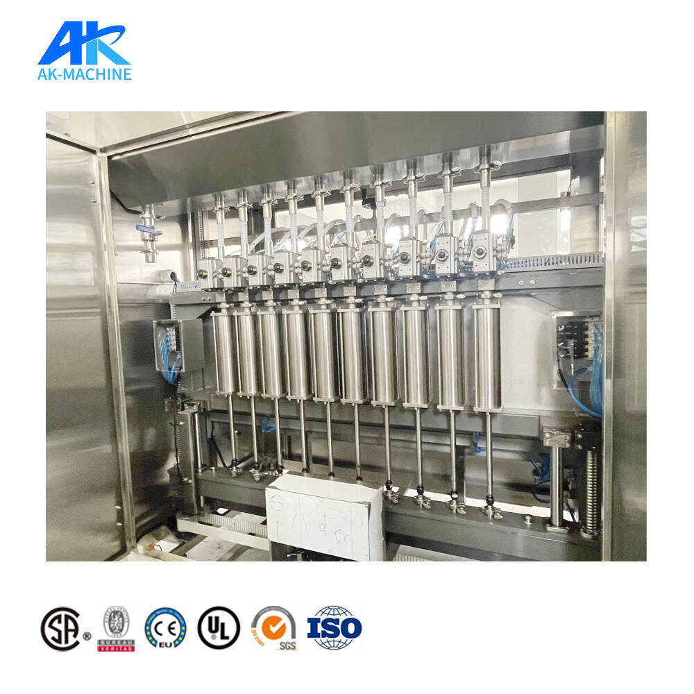 CSP-6 6 Head Liquid Filling Machine  Oil Cartridge Filling Machine Lubricating GreaseFilling Machine