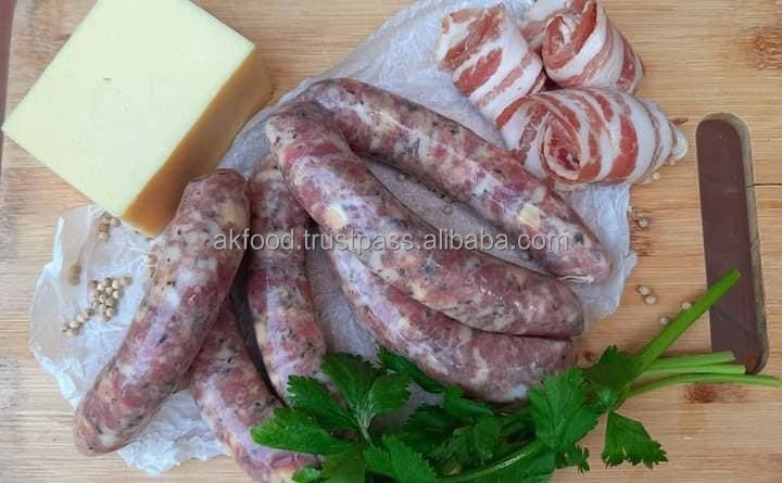 Salted Natural Hog Casing Good For Health Drum Packaging Seasoned Luncheon Meat Bacon Sausages Salami Cover