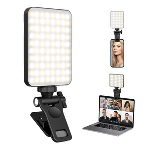 Factory Supply Mobile Phone Selfie Fill Light For Camera Youtube Live Lightweight Portable Mini Clip On Fill Light