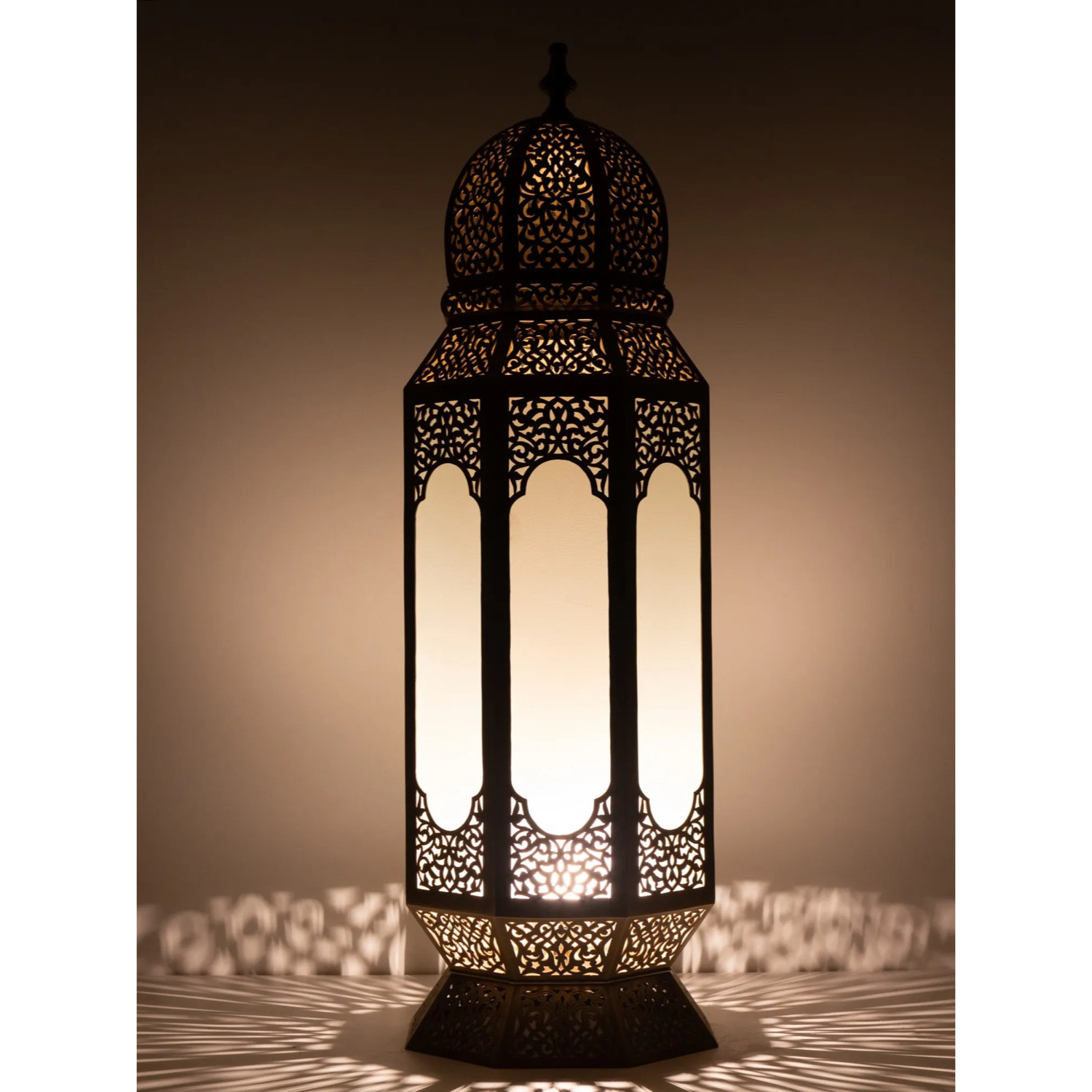 Tall Outdoor and Indoor Decorative Metal Moroccan Candle Holder Lantern Hanging and Floor lighting Handmade Lanterns