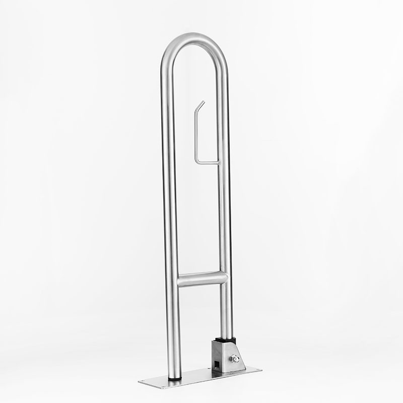 Ningbo OEM swing up 800mm multiply by 190mm Stainless Steel bathroom hospital grab bar