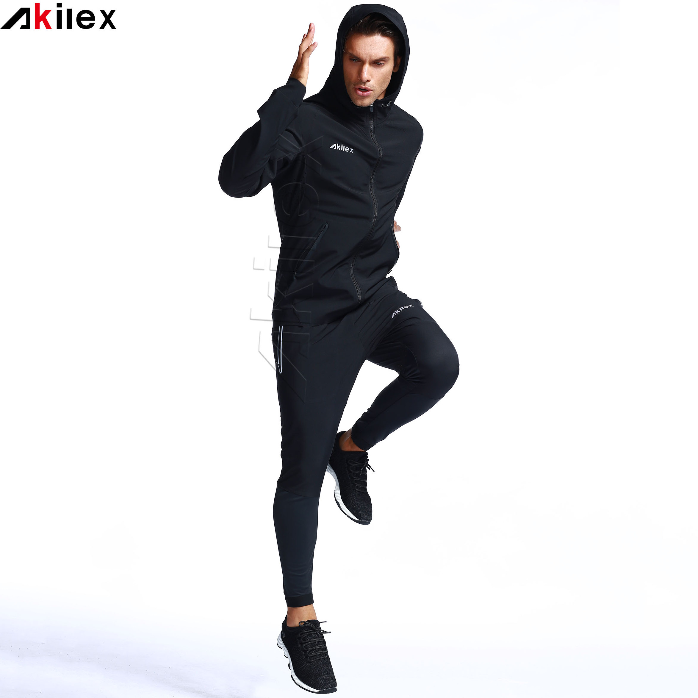 Custom Men Tracksuits With Pants New Gyms Set Male Spring Clothing Casual Track Suit