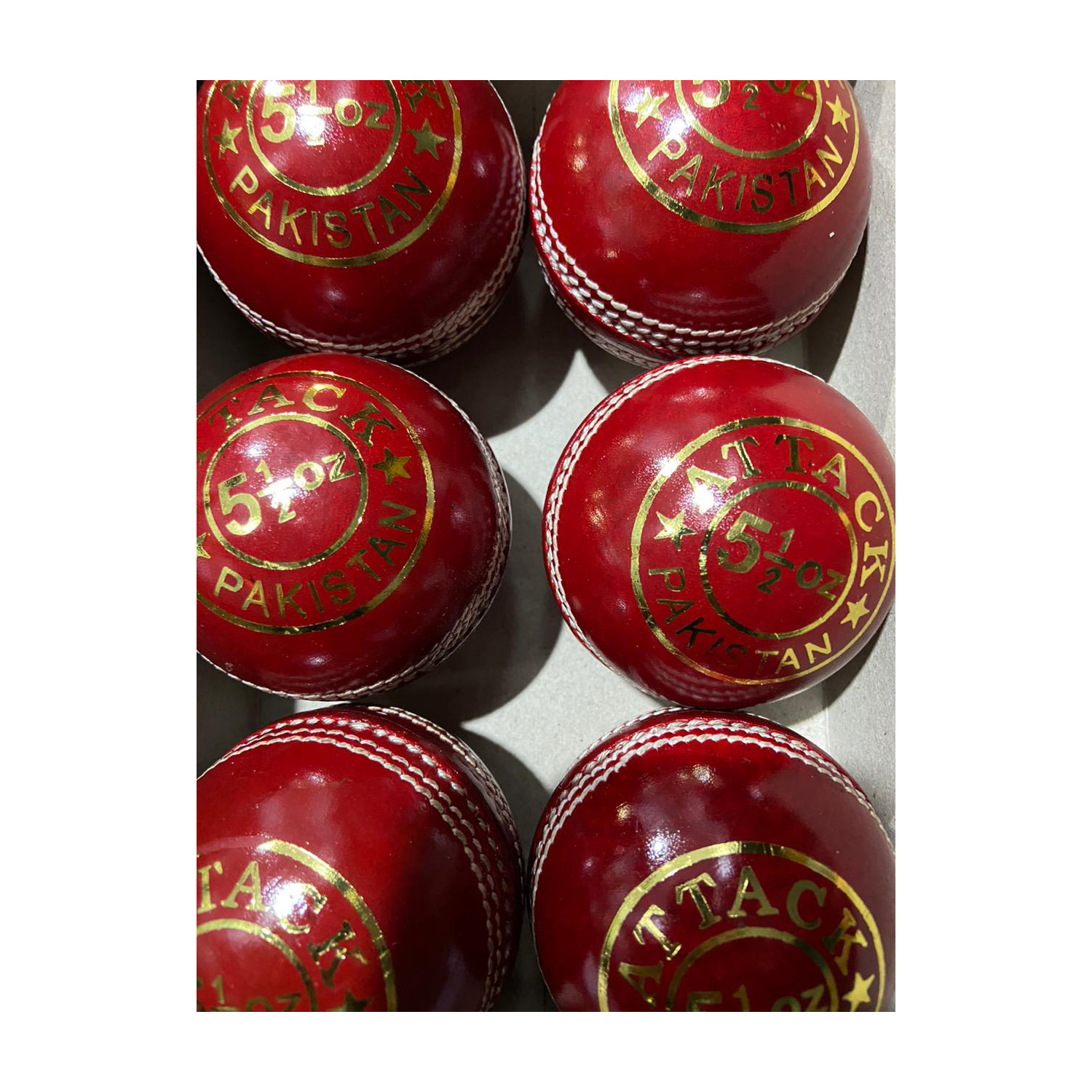 High Quality Customized Professional Hard Ball 2 Pieces Premium Quality Cricket Hard ball Pure Leather Cricket from Pakistan