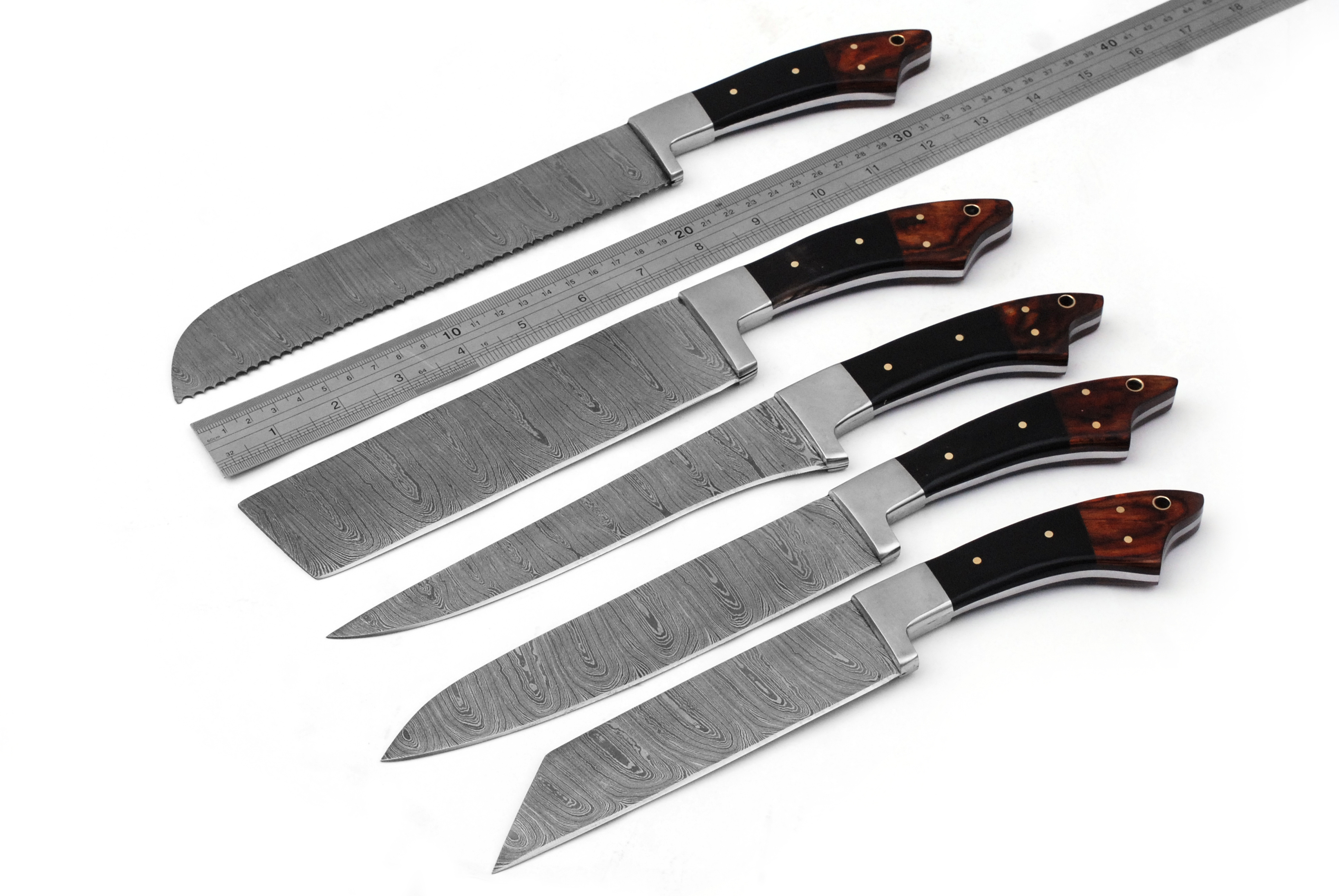 High Quality Damascus kitchen knife chef set Best Quality Knife For Kitchen Wholesale and Customized