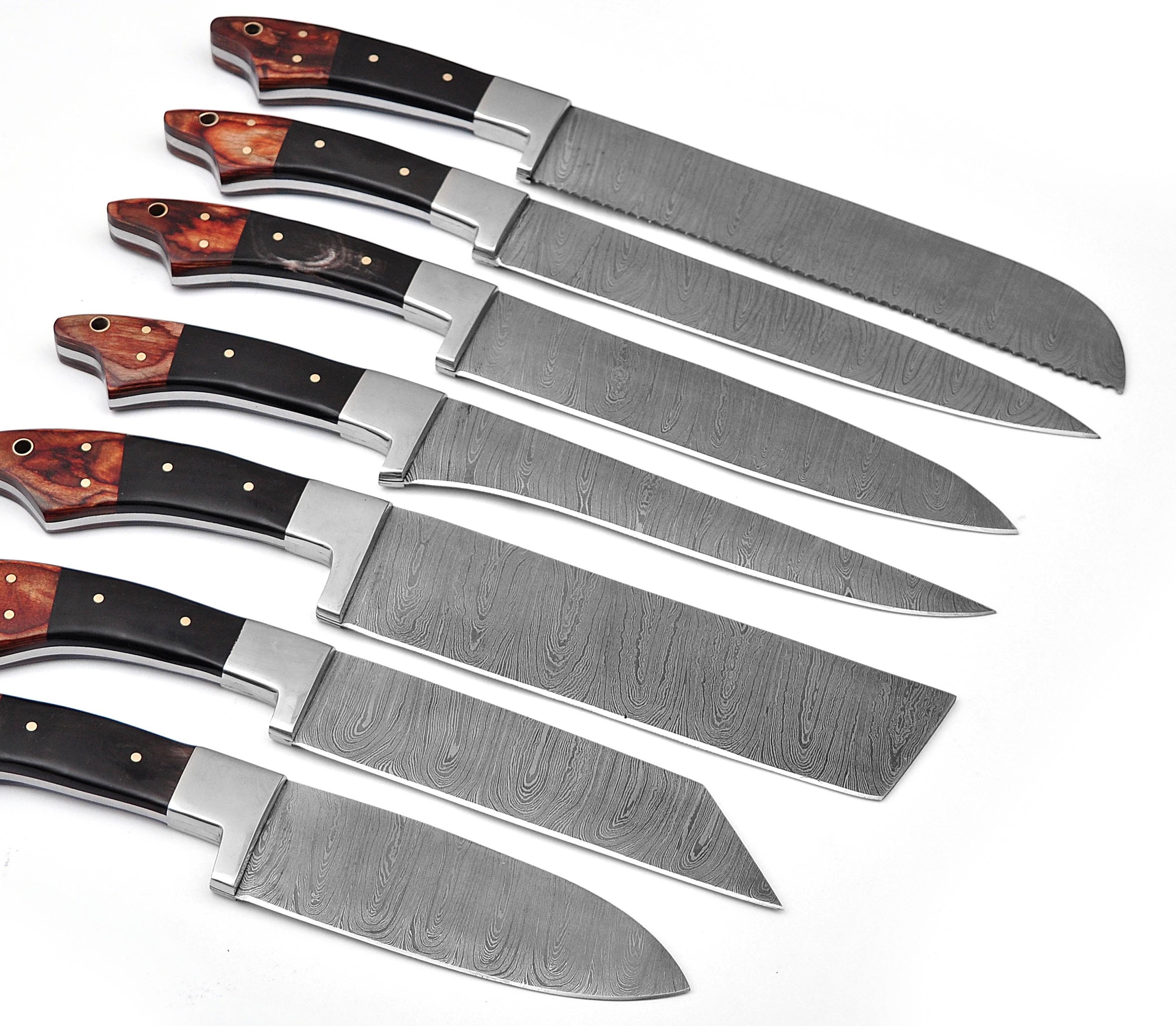 High Quality Damascus kitchen knife chef set Best Quality Knife For Kitchen Wholesale and Customized