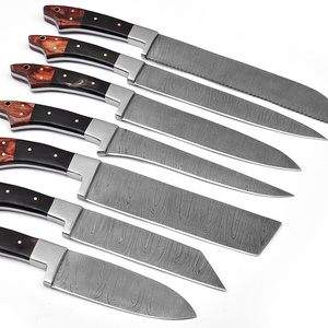 High Quality Damascus kitchen knife chef set Best Quality Knife For Kitchen Wholesale and Customized