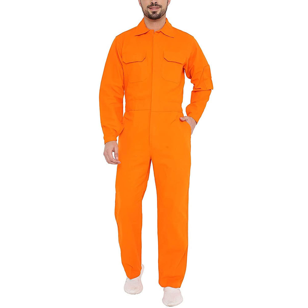 Construction fire retardant Coverall Cotton Flame Retardant Overalls Flame-Resistant Lightweight Coverall