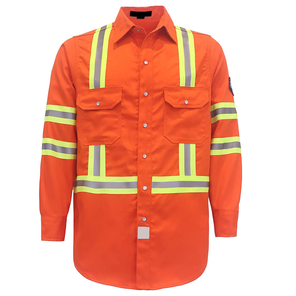 High performance Fr Flame Retardant Anti Fire Resistant High Quality Safety shirt whole sale price comfortable fire shirt