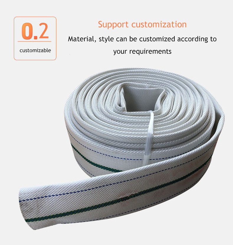 Material 8 Inches Roll 100m Fittings 2.5 Inch Lay Flat Nozzle Fighter Fiberglass Cabinets For Fighting Water Hoses Fire Hose