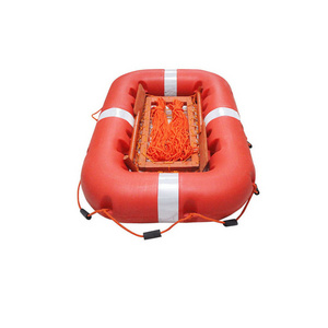 Custom OEM Marine Survival Open Reversible Rafts Inflatable Life Raft 10 Person Liferaft