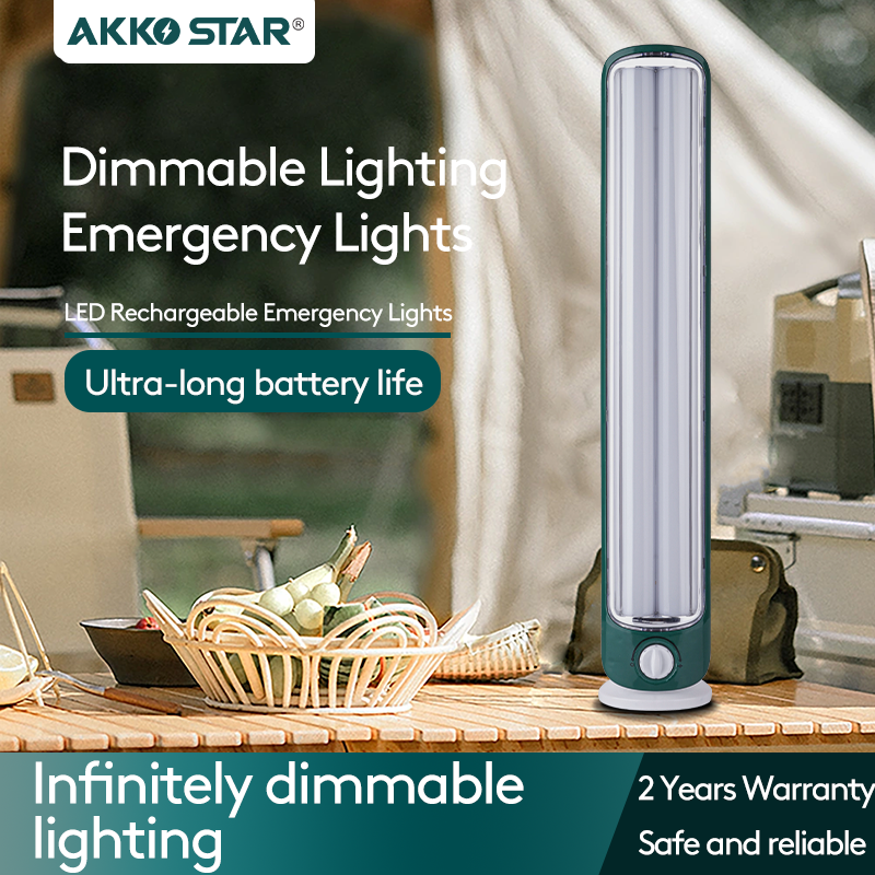 AKKO STAR Emergency Light  AK-5508  Dimmable LED Stand Light  Indoor and Outdoor emergency lights