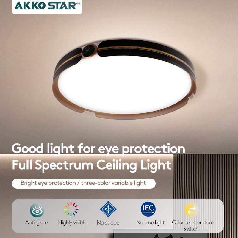 AKKO STAR 82W three colors Ceiling light  Room Lights Lamp Hanging Led Ceiling Flush Light