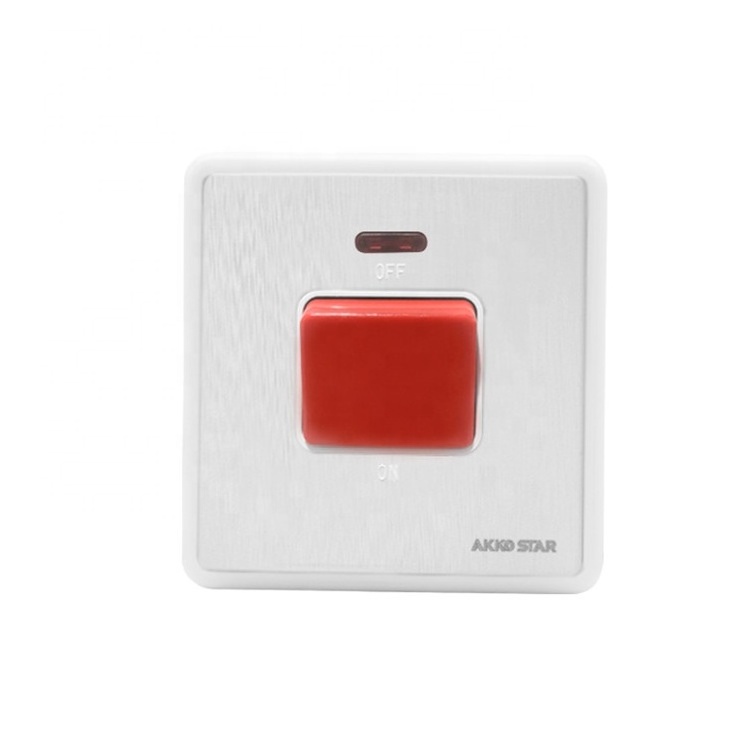 AKKOSTAR 45A Air Condition Electrical Wall Switch with light electric power on off switch