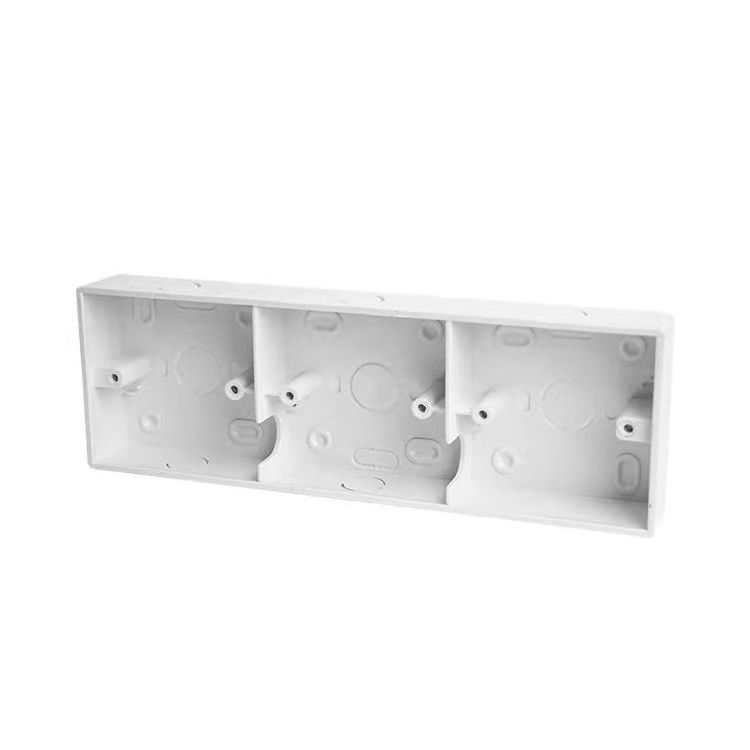 Akko star 86 mm electrical junction box Plastic Switch Socket Box Mounted Wall Bottom Box