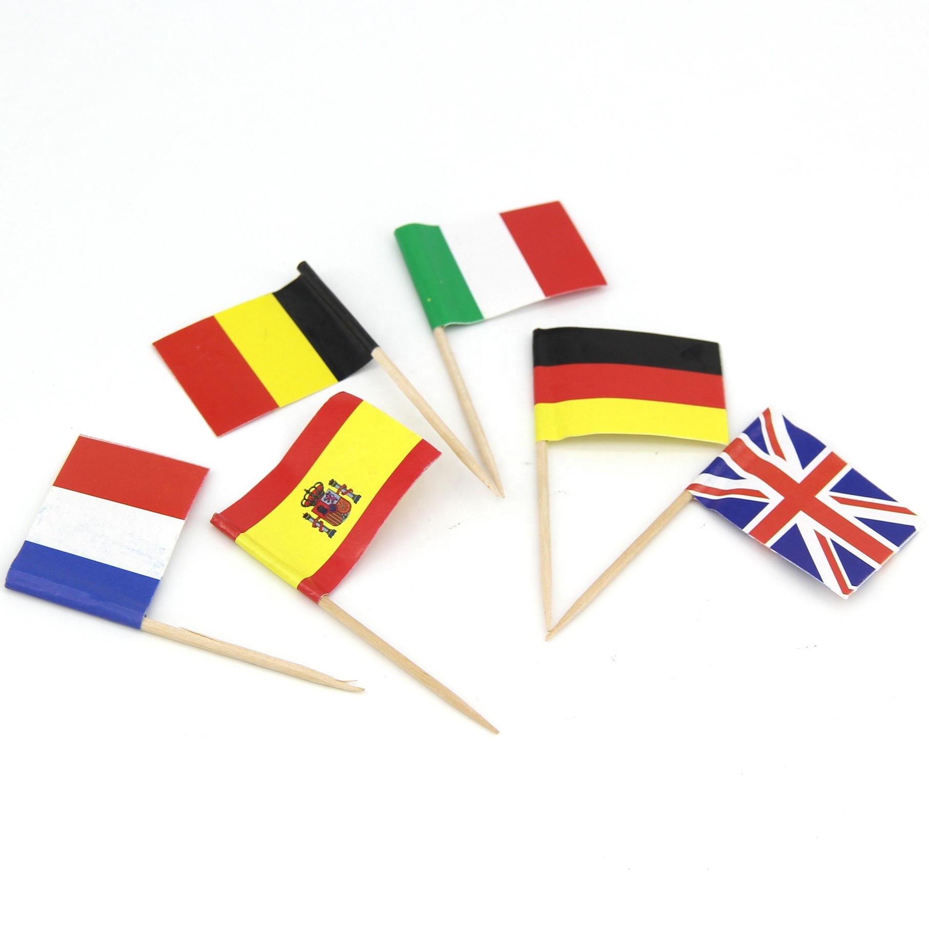 American mexican norwegian palestine toothpick flag decoration sweet cake toppers decoration cocktail umbrella sticks