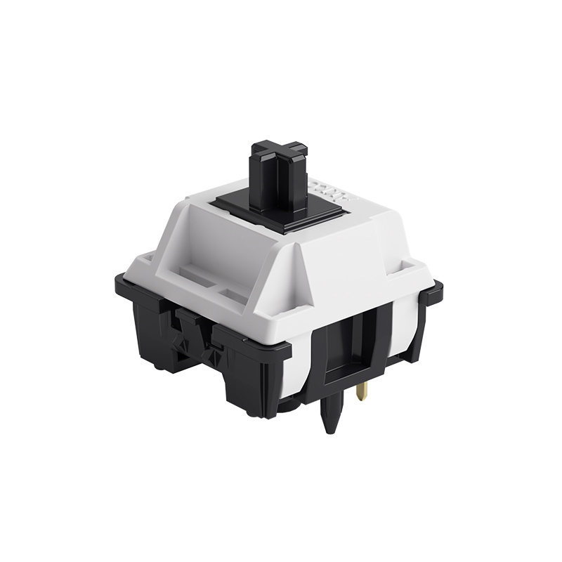 AKKO V3 Cream Black Silver Switch Keyboard Linear Tactile Switches For Mechanical Keyboard