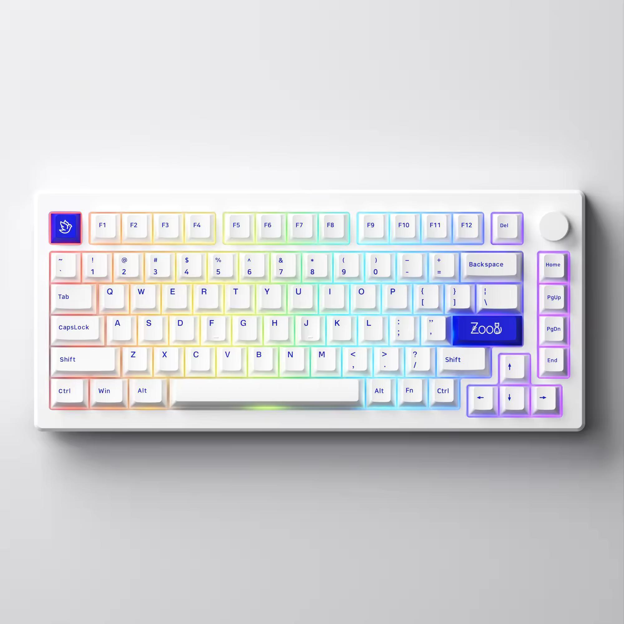 Akko MOD 007B PC 75% Layout Akko V3 Piano Pro Switches RGB Backlit Gaming Keyboard Mechanical