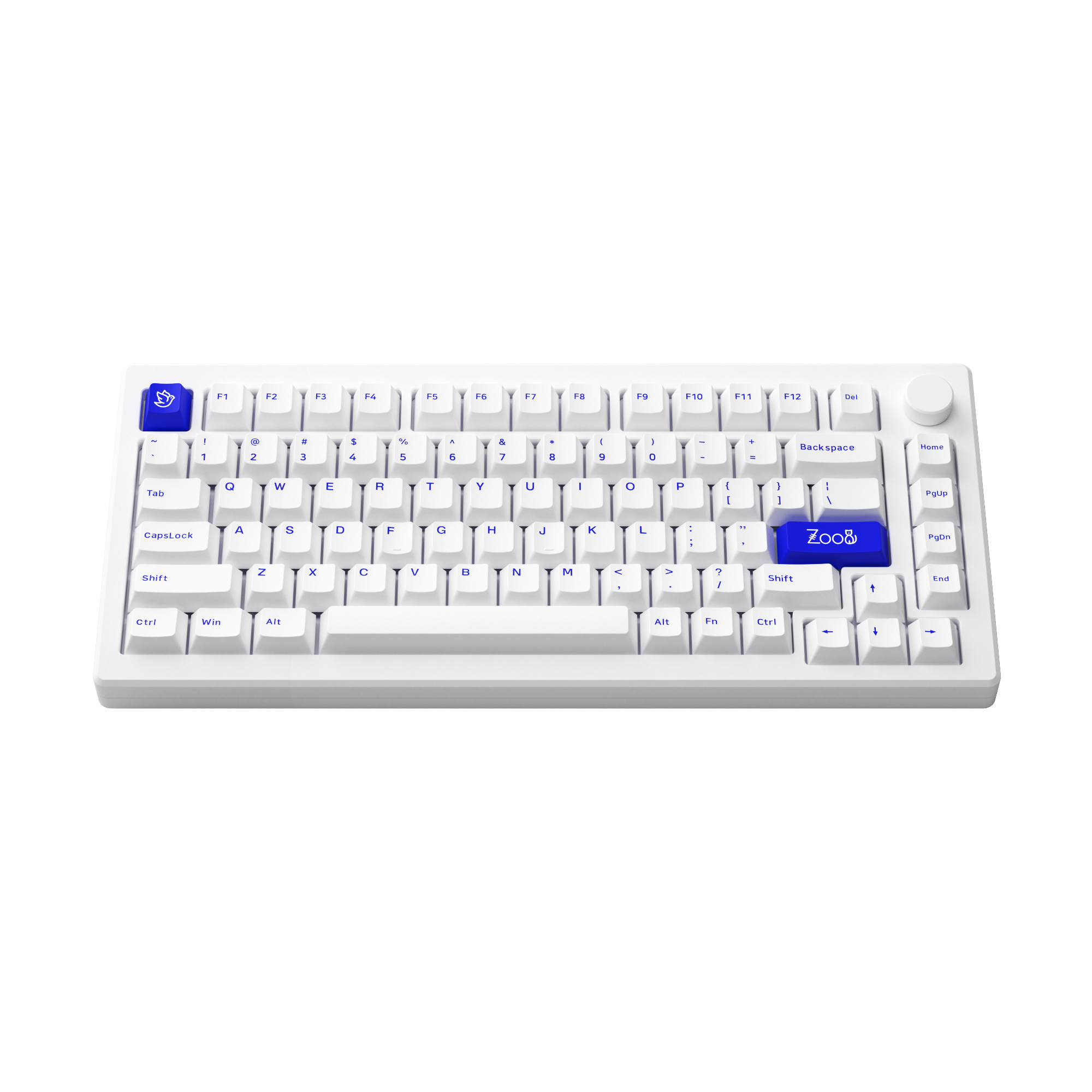 Akko MOD 007B PC Blue On White Cherry Profile Wireless US Layout Mechanical Keyboard Teclado Clavier