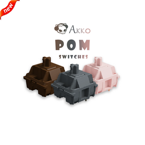 AKKO 45PCS/Set Full POM Switches Linear Tactile Brown Pink Silver Gaming Mechanical Keyboard Switch