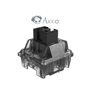 AKKO Jelly Black switch with dustproof stem 50gf actuation force heaviest Linear Mechanical Custom Keyboard Switches