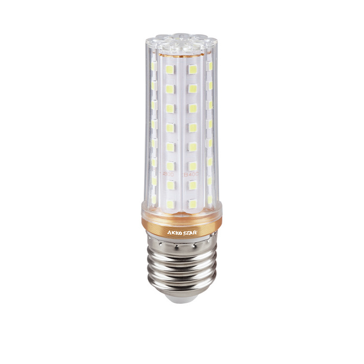 AKKO STAR Hot Selling Indoor Shadowless Cylindrical High Quality 7W E14 3000K LED Corn Light Bulbs