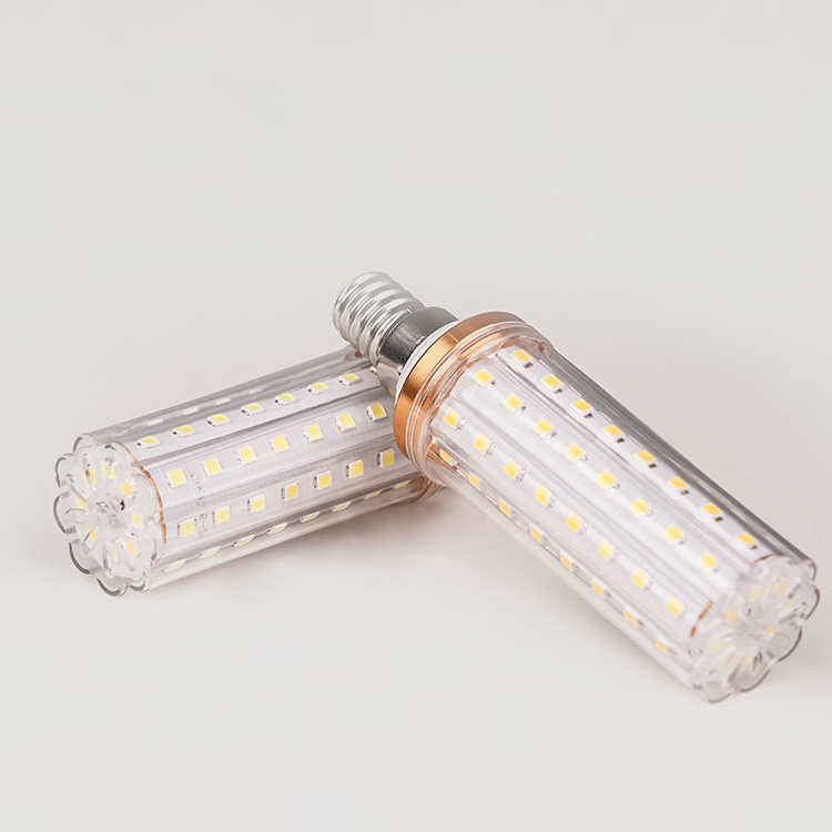 AKKO STAR Hot Selling Indoor Shadowless Cylindrical High Quality 7W E14 3000K LED Corn Light Bulbs