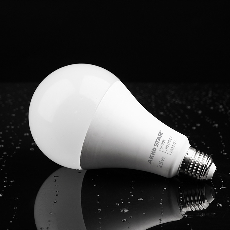 AKKO STAR Hot selling led bulb raw material E27 5W 7W 9W 12W 15W 18W 25W A60 3000/6500K LED bulbs lighting lamp