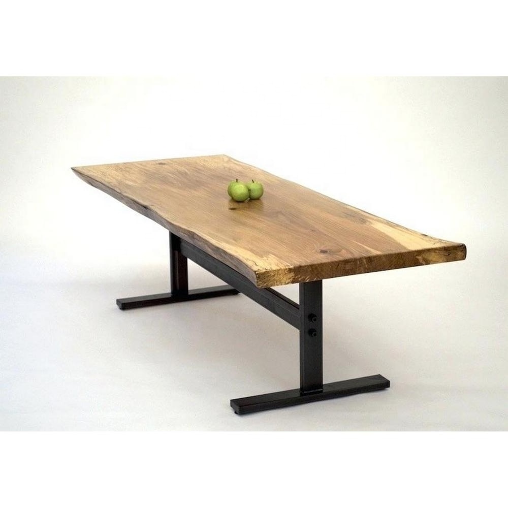 Restaurant Dining Table/ Natural Curve Edges Top dining table Furniture