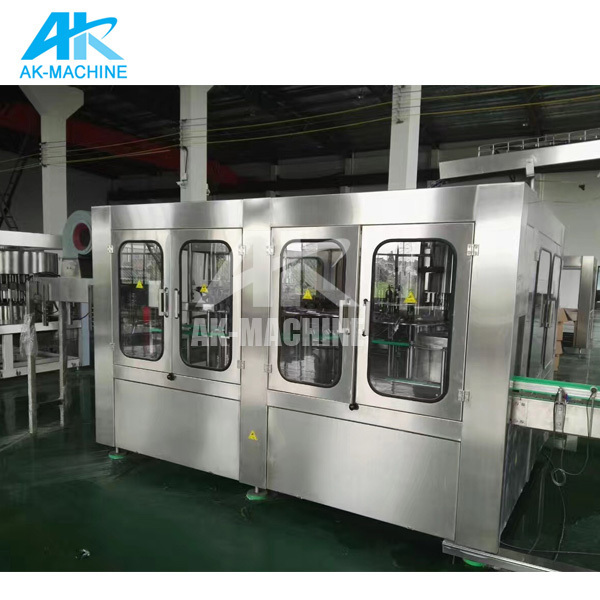 RXGF 18-18-6 Complete Apple Juice Processing Line  Liquid Drink Filling Plant With  Small Scale Plastic Bottle Filling Machine