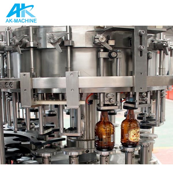 Factory beer making machine / beer pet bottle vending machine / aluminium cans filling machine